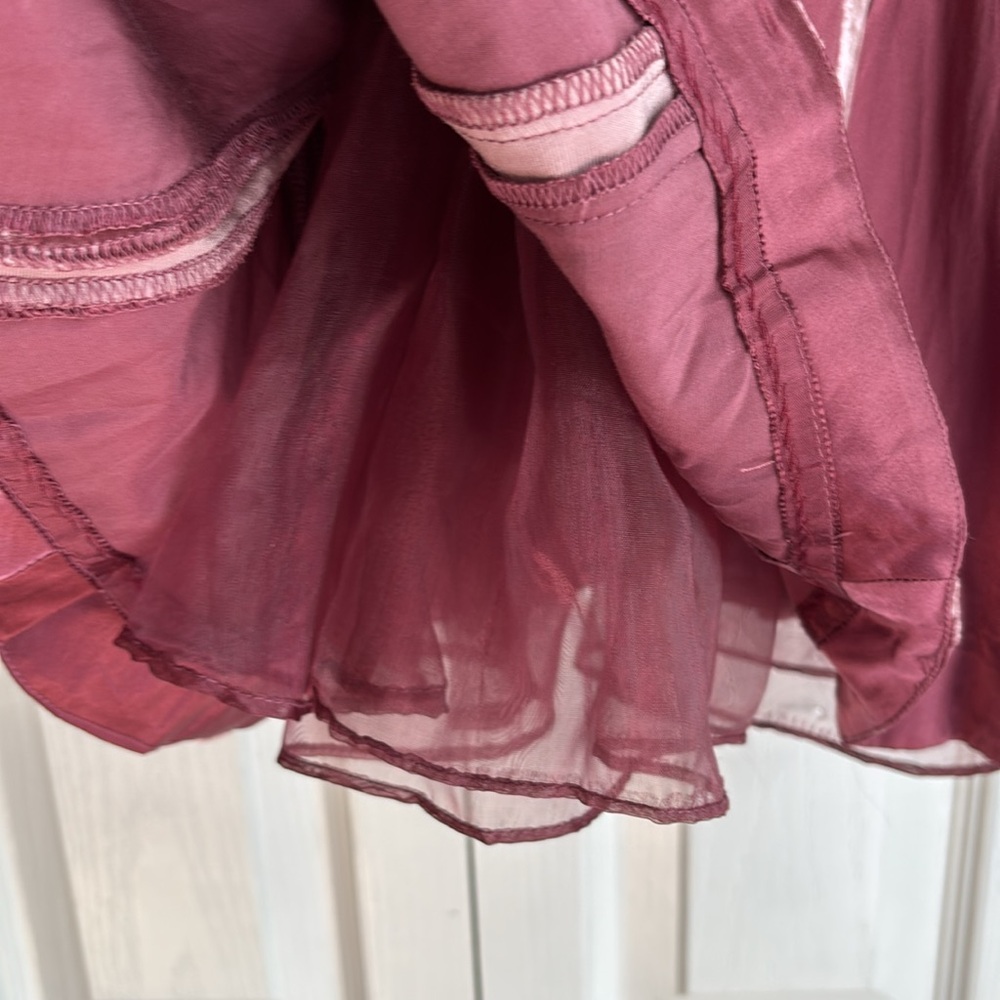 Anthropology Odille Silk and Velvet Circle Skirt. Size 14 - Picture 4 of 6